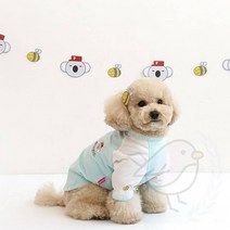 새임 코알라티셔츠 블루 개옷 불독옷 강아지나시, M
