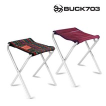 BUCK703 [BUCK703] 캠핑용 BBQ 캠핑의자/낚시의자/휴대용 의자/접이식, (1p/페어아일), 1개