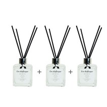 대용량디퓨저 네추럴 이앤디퓨저 1+1+1 프리미엄향26종 고급스틱24개 200ml+200ml+200ml 쏟아짐방지마개3개증정 식물성베이스 실내용디퓨저, 라임민트