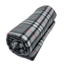폴라폴리스 무릎담요-체크그레이(new)
