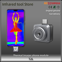 infiray Thermal imager t2lt2s+ ir 카메라 이미징 온도계 pcb 25hz 오류 진단 검색 수리 전화 android typec, 화물(구매 없음)