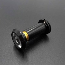 블랙 도어뷰어16mm 외시경 주택 빌라 현관문 방범