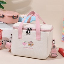 연이랜드 파스텔 보냉백 피크닉백 이유식가방