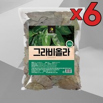 6개 묶음 말린 그라비올라 인도네시아 300g 건조 요리용 한방차 비건 허브