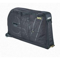 [미국 직배송] evoc Bike Travel Bag Pro - 자전거 스탠드가 있는 비행기 기차 및 자동차 여행용 자전거 여행 케이스 - 블랙, 단일옵션