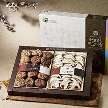 혼합버섯세트1호(흑화고특200g 표고절편150g), 1세트