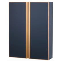 오브 욕실장 블랙 화이트 네이비 골드손잡이 600, 오브 네이비