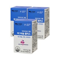 닥터프로그램 마그네슘 플러스 비타민D 아연 60정 3병 3개월분, 닥터프로그램 마그네슘 플러스 3병(3개월분)