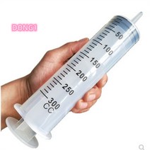 대왕 대형 플라스틱 주사기 틱톡 먹방 용품 잉크충전 오일 250 300 Esyuse 증정, 200ml 1m
