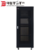 대원 국제규격 서버랙 H2200xD1000xW600 47U 허브 패치판넬 광분배함 CCTV장비 S2200, 타공문 서버랙 DW-ST2200