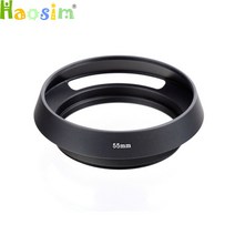 10 개몫 40.5 43 46 49 52 55 58 62 67mm 블랙 벤트 곡선 금속 카메라 렌즈 후드 Leica M Pentax for S ny for Olympus, [04] 49mm