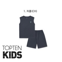 [특가세일] 탑텐키즈 잘 마르는 시원한 원단으로 한여름까지 입기 좋은 민소매 나시 상하복세트