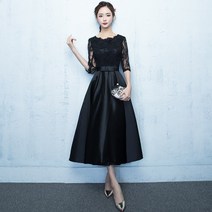 EAGLE PEAK 이브닝드레스 스커트 신상(숏 미디엄) 기품명원 고급스러운 파티 원피스 여 평상시 착용 가능