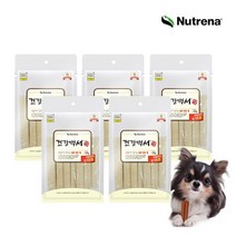 [건강백서 간식] 라이스껌 120G 5팩, 없음, 상세설명 참조