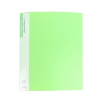 플러스샵 PP 3공 O-RING 공바인더 A4 6색상 내지용 3/4인치, 연두(속지미포함) 3/4인치 1개