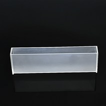 유리 큐벳 광로 100mm (액체 샘플 셀) 35ml 분광 광도계 흡수 셀 프릿 소결 기술 2/PK, 한개옵션0