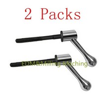 밀링 2pc cnc 머신 chorme 스틸 테이블 잠금 볼트 핸들 516 브리지 포트 밀 부품