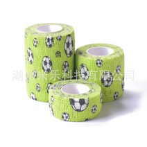 1 pcs 인쇄 된 의료 자기 접착 탄력 붕대 4.5m 손가락 관절 무릎 응급 처치 키트 애완 동물 테이프에 대 한 다채로운 스포츠 랩 테이프, 빨간색
