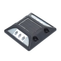 도로표시등 도로표지병 태양광 쏠라 LED 안전유도등 반사체 도로 방수 led 태양열 구동 도로 스터드 빛 도로 반사 지상 조명 경고등, 하얀