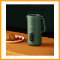 가정용 스마트 휴대용 미니 다용도 이유식 두유 영양죽 건강쥬스 제조기 보온가능, 다크그린