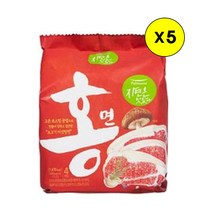 풀무원 자연은 맛있다 홍면 4개입X5입, 단품, 단품