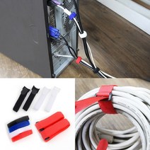 벨크로케이블타이 전기선정리 배선정리, 4P 고리형