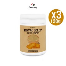 동결건조 로얄제리 분말 100% 호주산 생로얄제리 파우더 로얄젤리 로열제리 로열젤리 가루 120g 먹는법, 3개