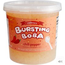Bossen Embrace Chili Pepper Bursting Boba 보센 버스팅 팝핑 보바 칠리 페퍼 토핑 3.3kg