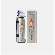 월드프로소화기 차량용 캠핑용 가정용 방마다 소화기 거치대 실버, 8개, 460g