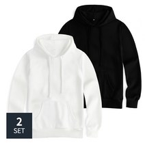 2장묶음 (1+1) 남녀공용 데일리 특양면후드티 (MDHD222UN)
