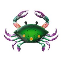 대형조각상 미니석고상 야외조형물 이색대형 금속 게, 노란색