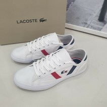 편집샵 에스마켓 라코스테 캔버스 사이드라인 TRI 2 화이트 7-39CFA0046