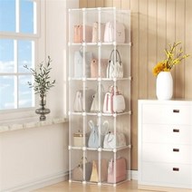 가방정리함 명품가방 보관함 수납 정리대 모자, 일반, 1개, 가로5칸x세로5칸