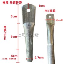 비닐 온실 하우스 만들기 자재 원예 및 사육 액세서리 비스듬한 duckbill 카드 고정 파이프 클램프 핀치 헤드 도어 헤드 플랫 헤드 용융 아연 도금 연결 슬리브 9, 1인치 튜브용 Φ32 플랫 헤드(50개입)