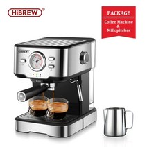 영업용커피머신 영업용 커피머신 기계 그라인더 전자동 hibrew 커피 머신 카페테라, h5 컵, 유럽 ​​연합