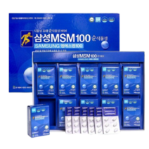삼성 MSM100 500mg 360정 3개월분 복용 천연 순식물성 삼성제약 헬스케어 추석선물세트 부모님선물 어르신 할머니 할아버지선물, 1box