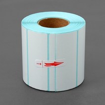 바코드 감열지 롤 라벨 프린터 1000매 80x30mm, 없음
