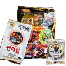 숯 캠핑용 바베큐 참숯 구이용 bbq 차콜 야자숯 조개탄 착화제, 바베큐 참숯 2kg