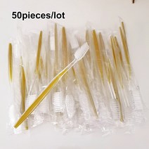 좋은 품질 황금 색상 독립 포장 여행 파티 게스트 호텔 칫솔, 2.50pieces toothbrush