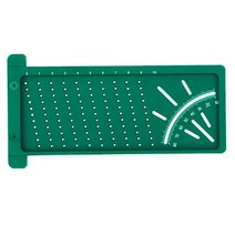 측량 플라스틱 정밀 목공 스크라이브 마크 라인 게이지 T 형 크로스 아웃 눈금자 목수 측정 도구, 02 green