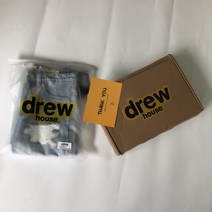 데미지 청바지 본 적이 없다 시험함 DREWHOUSE 웃는얼굴 데님팬츠 남자 아메카지스트릿 저스틴 비버 4998050217