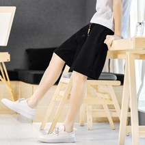 팬츠 면린넨 짧은 바지남자 드로스트링 5부 여름 청년 도트 차이나 하프 A266 1K86P35 4994931921