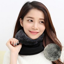 [예스걸]후리스 보아털 기모 넥워머 겨울 바라클라바 넥히터, 본상품선택