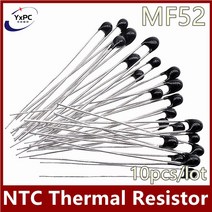 10pcs MF52 NTC 서미스터 열 저항 5% NTC-MF52AT 3950 K 3470K 3270K 1K 2K 2.2K 3K 4.7K 5K 10K 20K 47K 50 K 100K