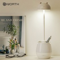 무드등 KC인증 다기능 머쉬룸 LED 탁상용스탠드, 색상:3. 화이트토끼(D2)