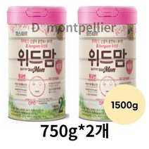 파스퇴르 위드맘 제왕 분유 2단계, 2개, 1500g