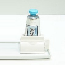 [메이앤홈] 세라믹 도자기 칫솔꽂이, 타이거크라운 치약짜개, 1개
