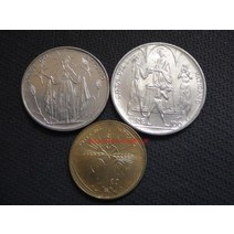 UNC 바티칸 1966 내러티브 시리즈 기념 주화 7종 세트 유럽 기념주화 희귀동전 지폐 행운의상징
