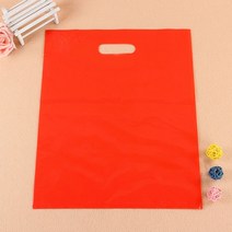소기업용 맞춤형 쇼핑백 맞춤형 플라스틱 가방 맞춤형 인쇄 플라스틱 가방 팩 추가 인쇄 요금, 15x20cm 100PCS+Red