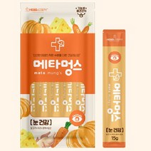 메타멍스 강아지 짜먹는 간식 관절/눈/면역력/장/체중 15gx5P 강아지 영양 간식, 관절건강